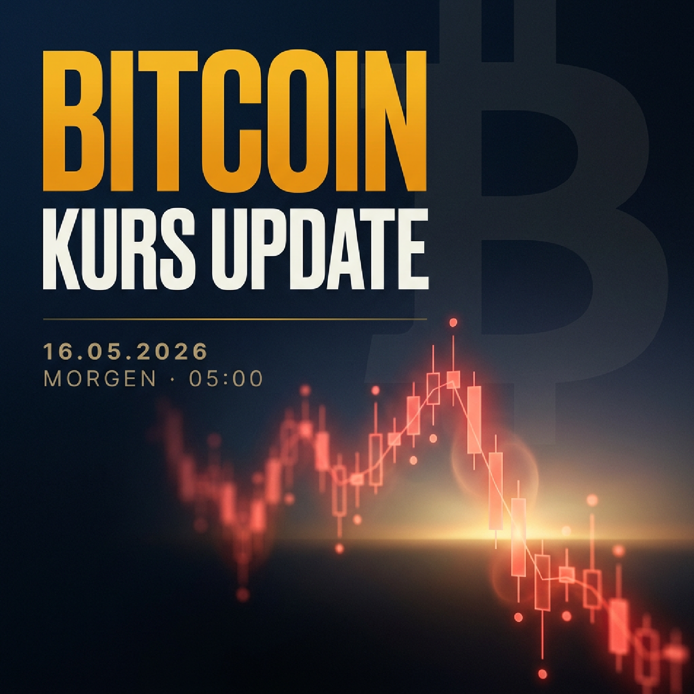 Bitcoin Kurs Morgen 16.05.2026: 68.019 € (-2.45 %)