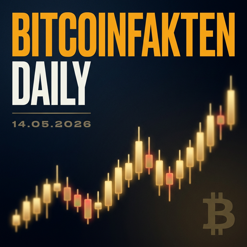 Bitcoinfakten Daily · 14.05.2026 — Krypto-Steuern, Haltefrist-Ende, Investoren-Sorge