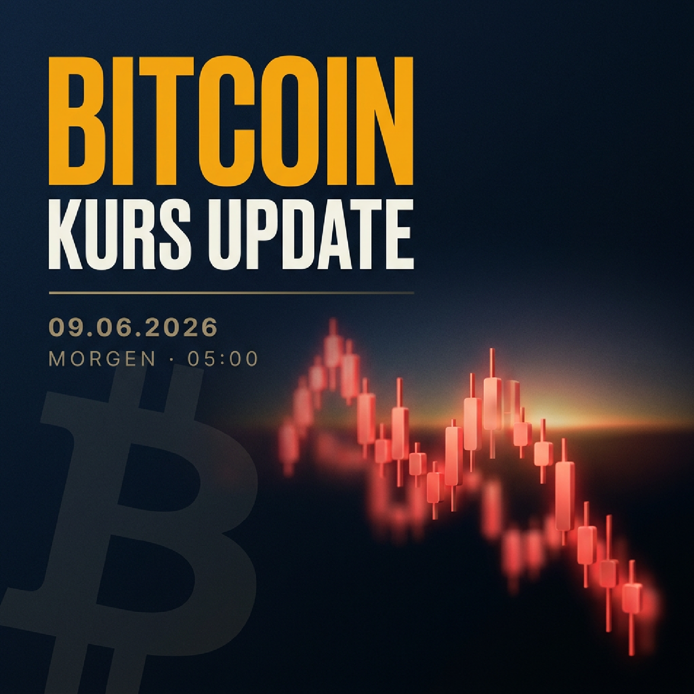 Bitcoin Kurs Morgen 09.06.2026: 54.436 € (-0.52 %)
