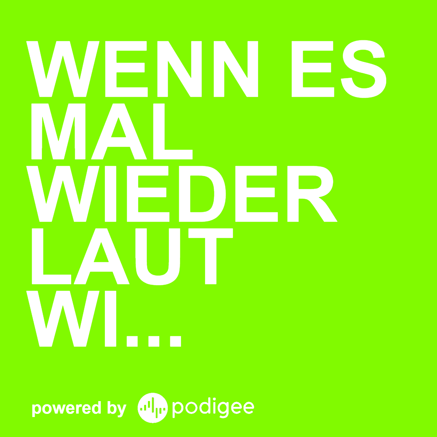 Wenn es mal wieder laut wird...