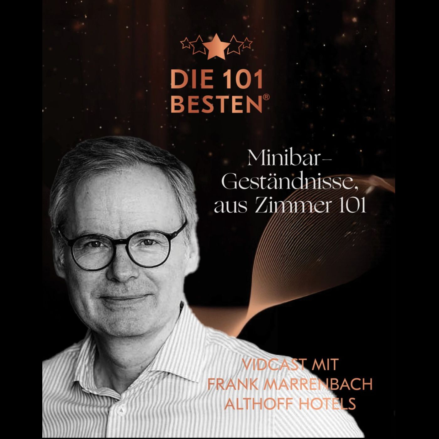 Frank Marrenbach zu Gast an der „Minibar im Zimmer 101“.