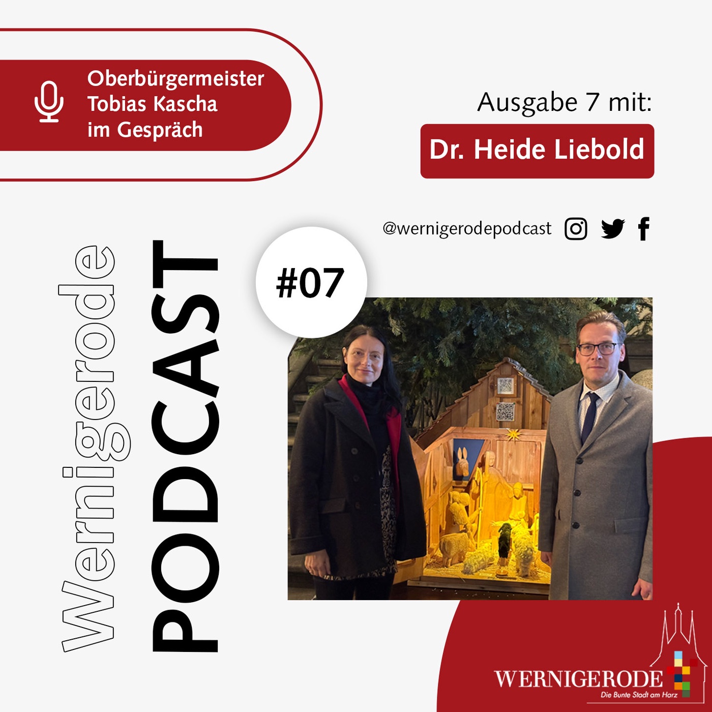 Wernigerode Podcast #7 - Oberbürgermeister Tobias Kascha im Gespräch mit Pfarrerin Dr. Heide Liebold