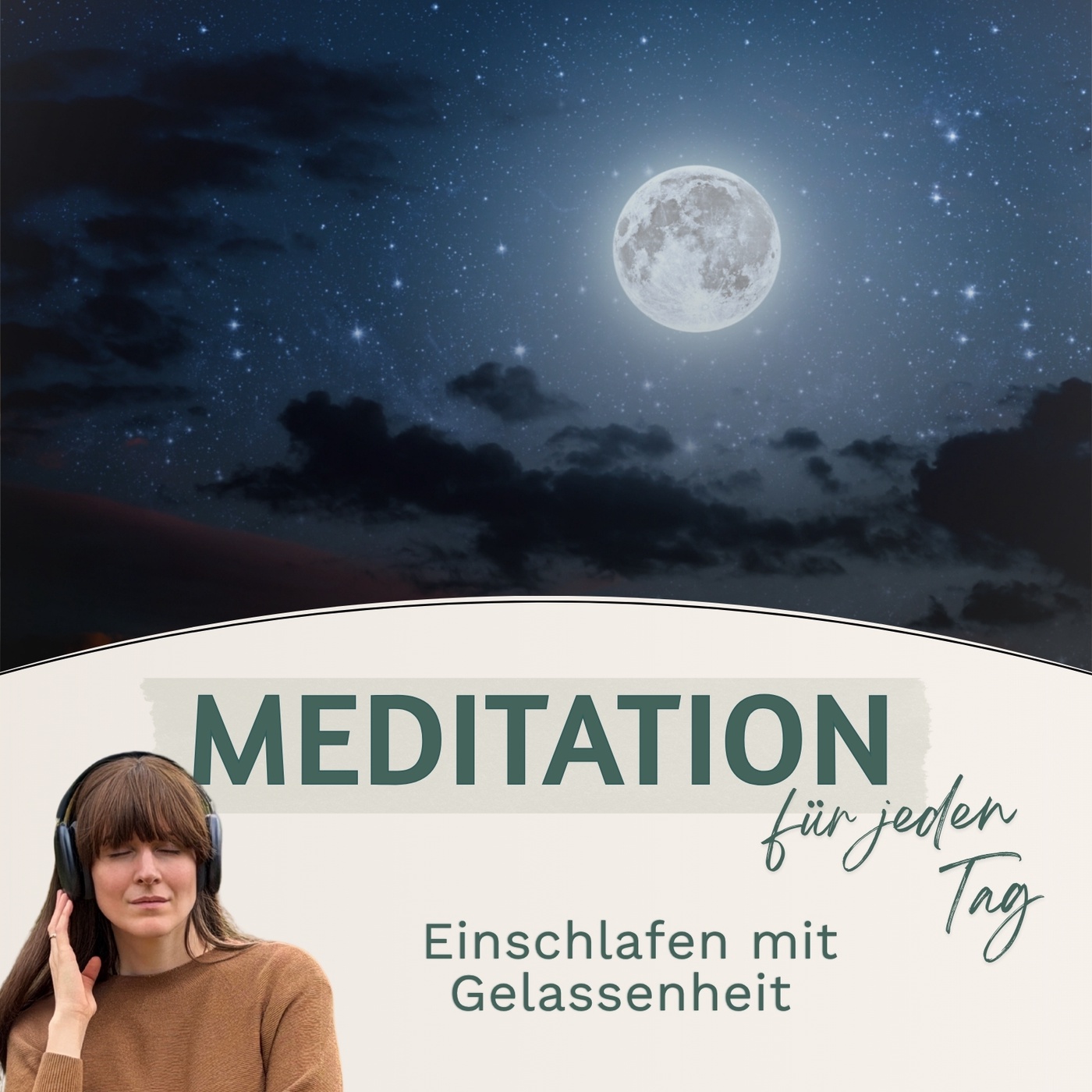 Gute Nacht Meditation // Einschlafen mit einem Gefühl von tiefer Gelassenheit