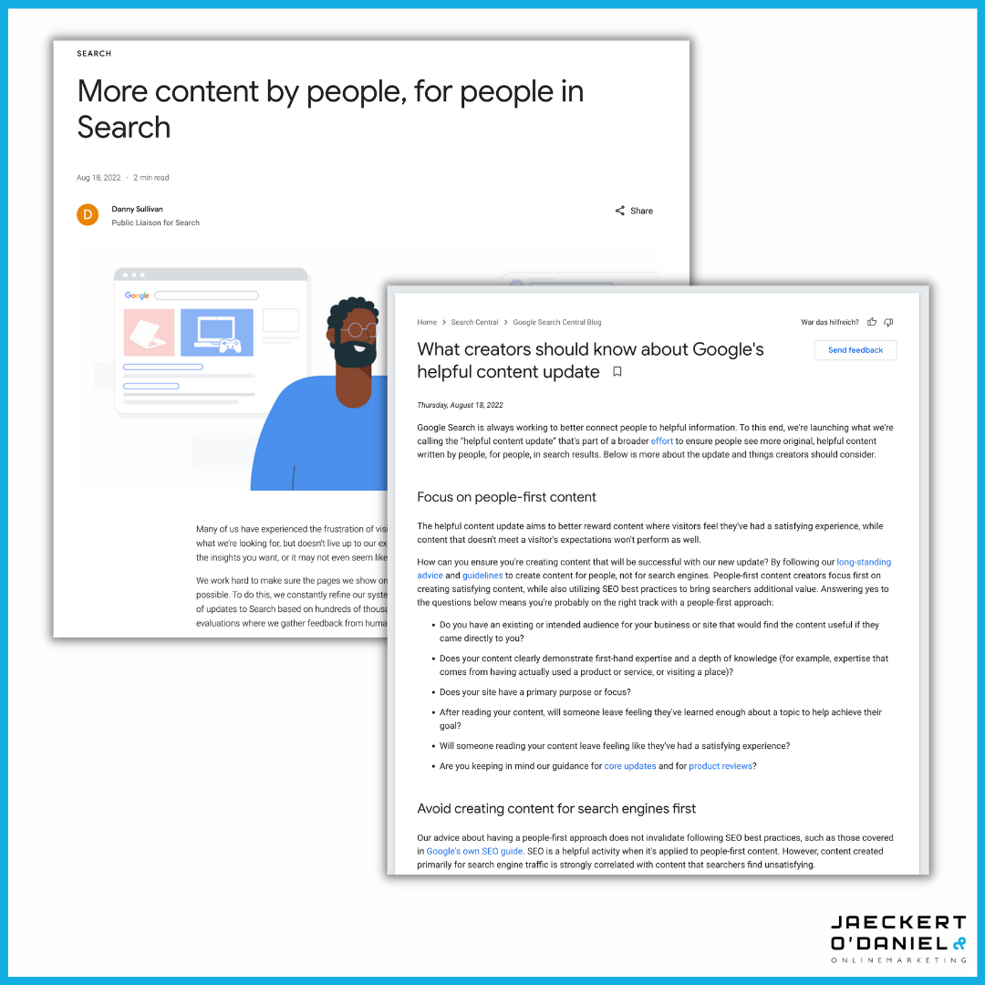 Das Helpful Content Update 2022: Unsere Analyse