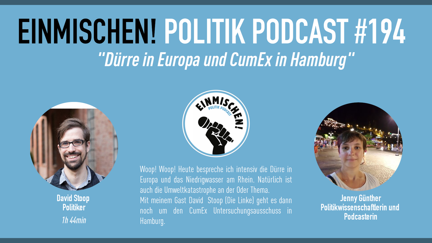 Dürre in Europa und CumEx in Hamburg