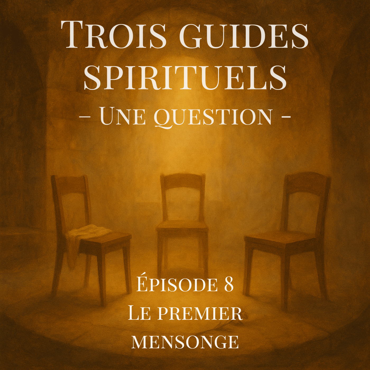 Épisode 8 – Le premier mensonge | Trois guides spirituels – Une question