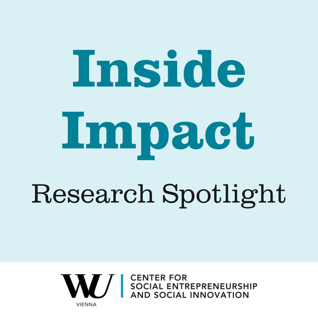 RS#2 - How Organizations Foster Social Innovation - and How to Measure It - Jurgen Willems/Reinhard Millner (WU Vienna)