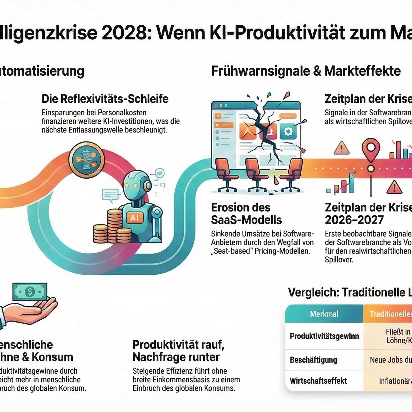 Warum KI-Erfolg die globale Wirtschaftskrise auslöst