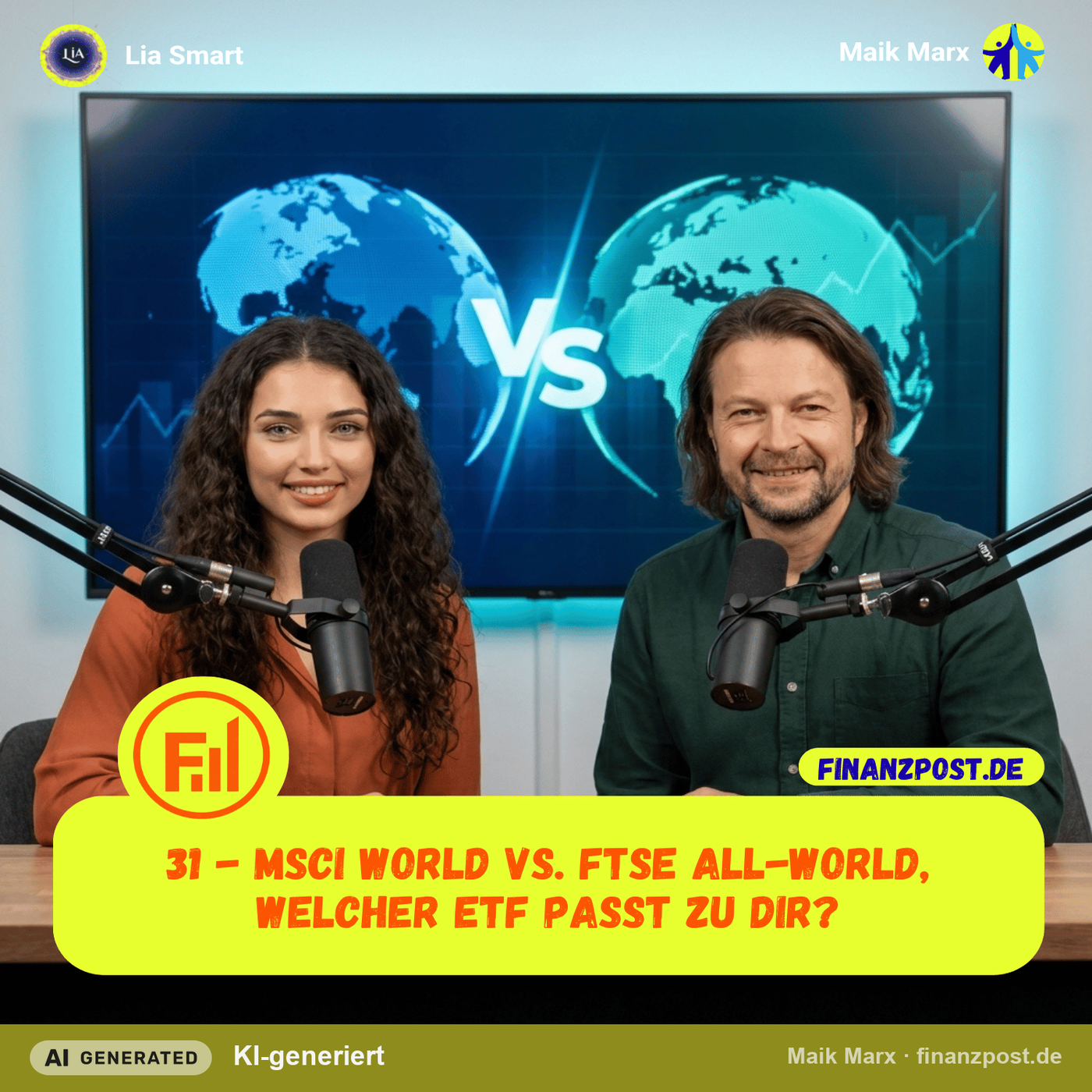 31 – MSCI World vs. FTSE All-World – Welcher ETF passt zu dir