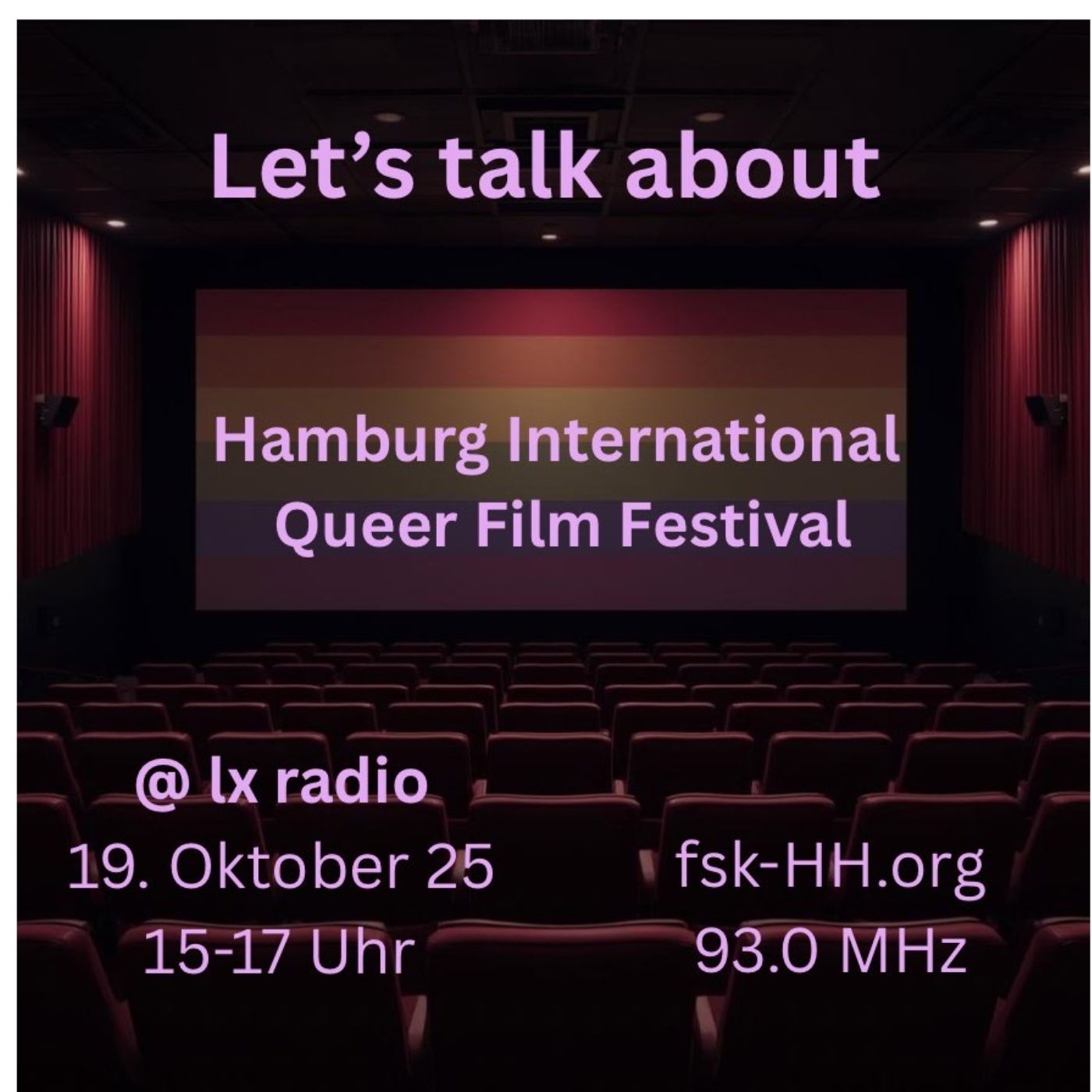 Lx Radio Oktober 2025: let’s talk about ’36. Hamburg International Queer Film Festival’ 