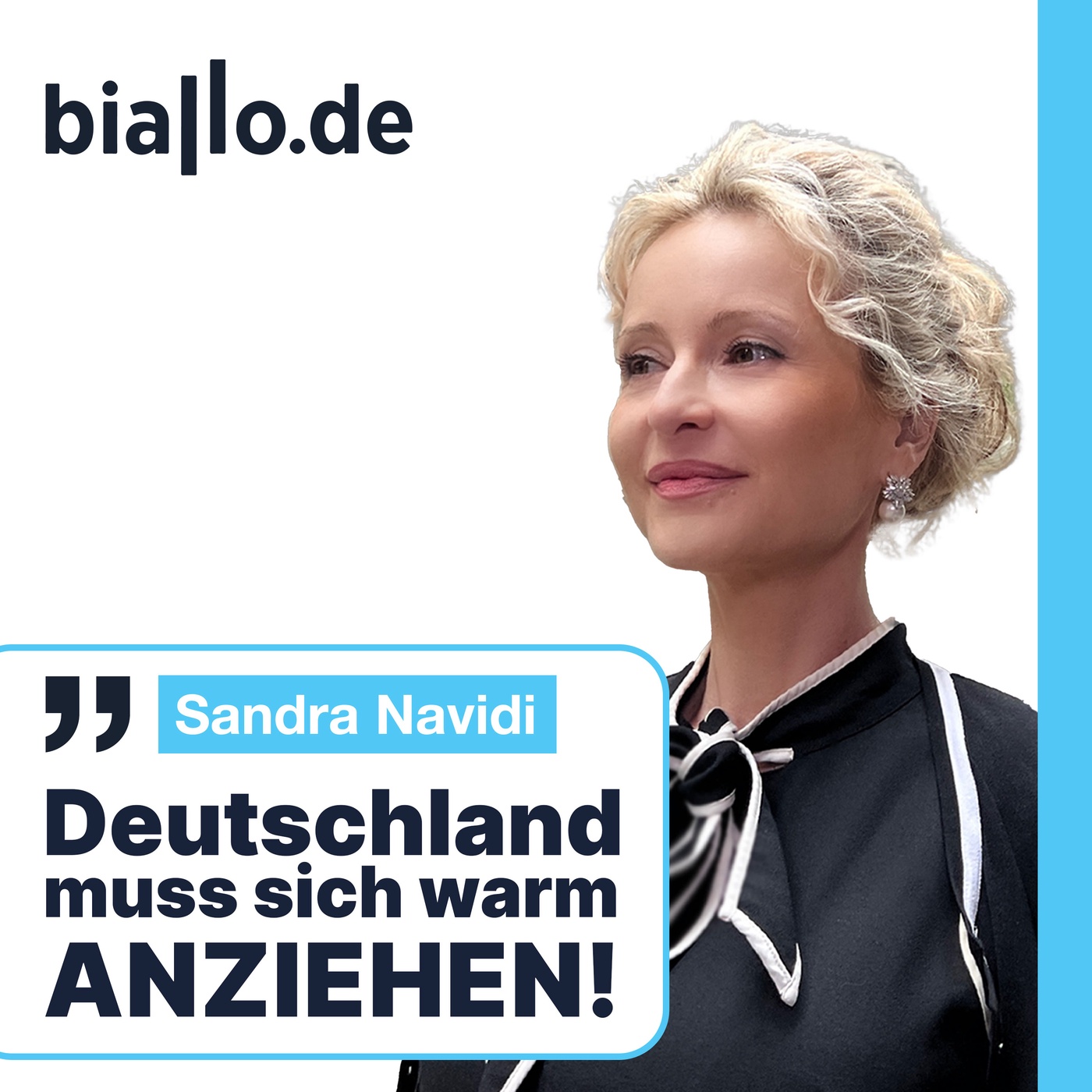 Sandra Navidi spricht Klartext: 