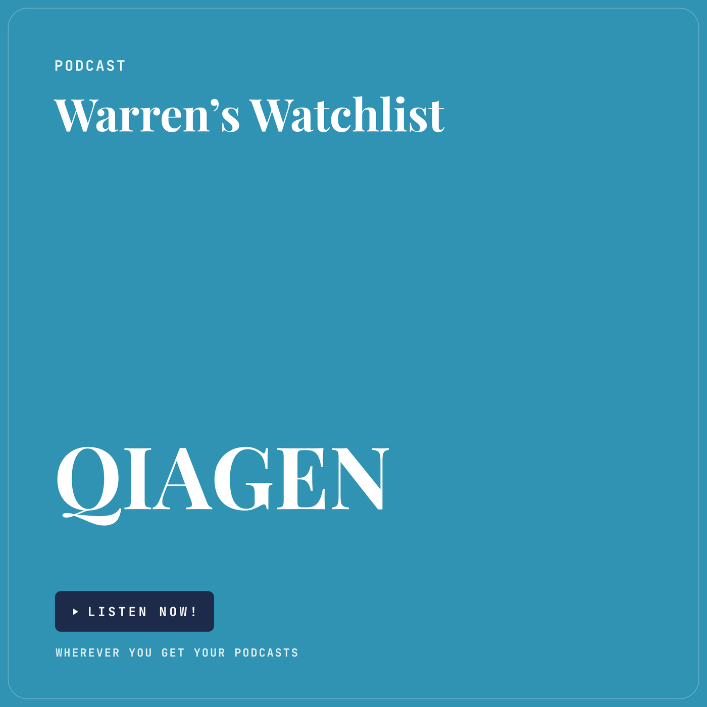 Qiagen - Update 09/25/2026 - ISIN NL0015002SN0