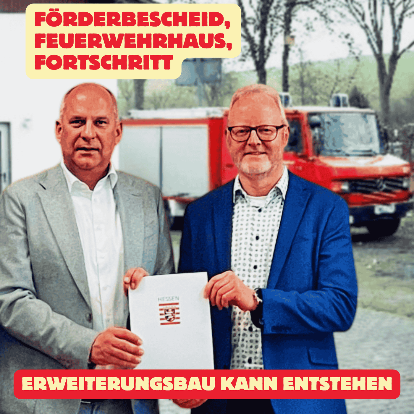 Folge 204: Förderbescheid, Feuerwehrhaus, Fortschritt - Erweiterungsbau kann entstehen