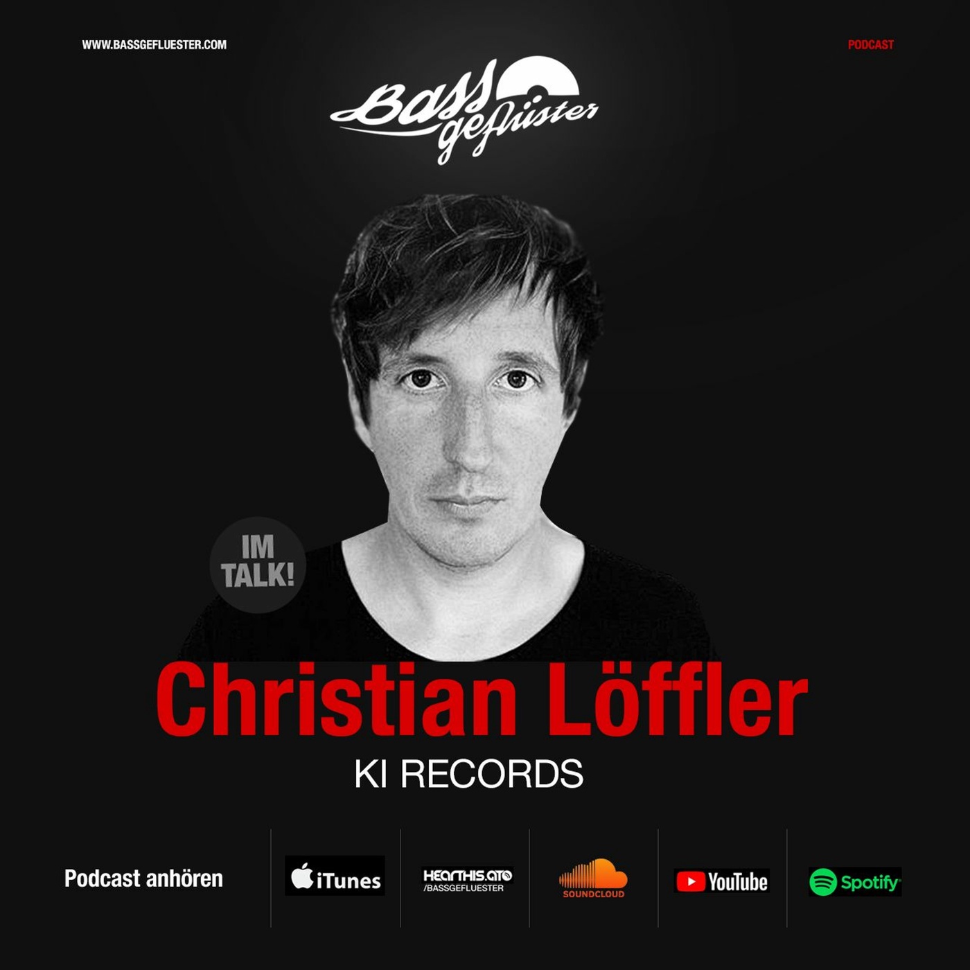 Christian Löffler (KI Records) beim Bassgeflüster