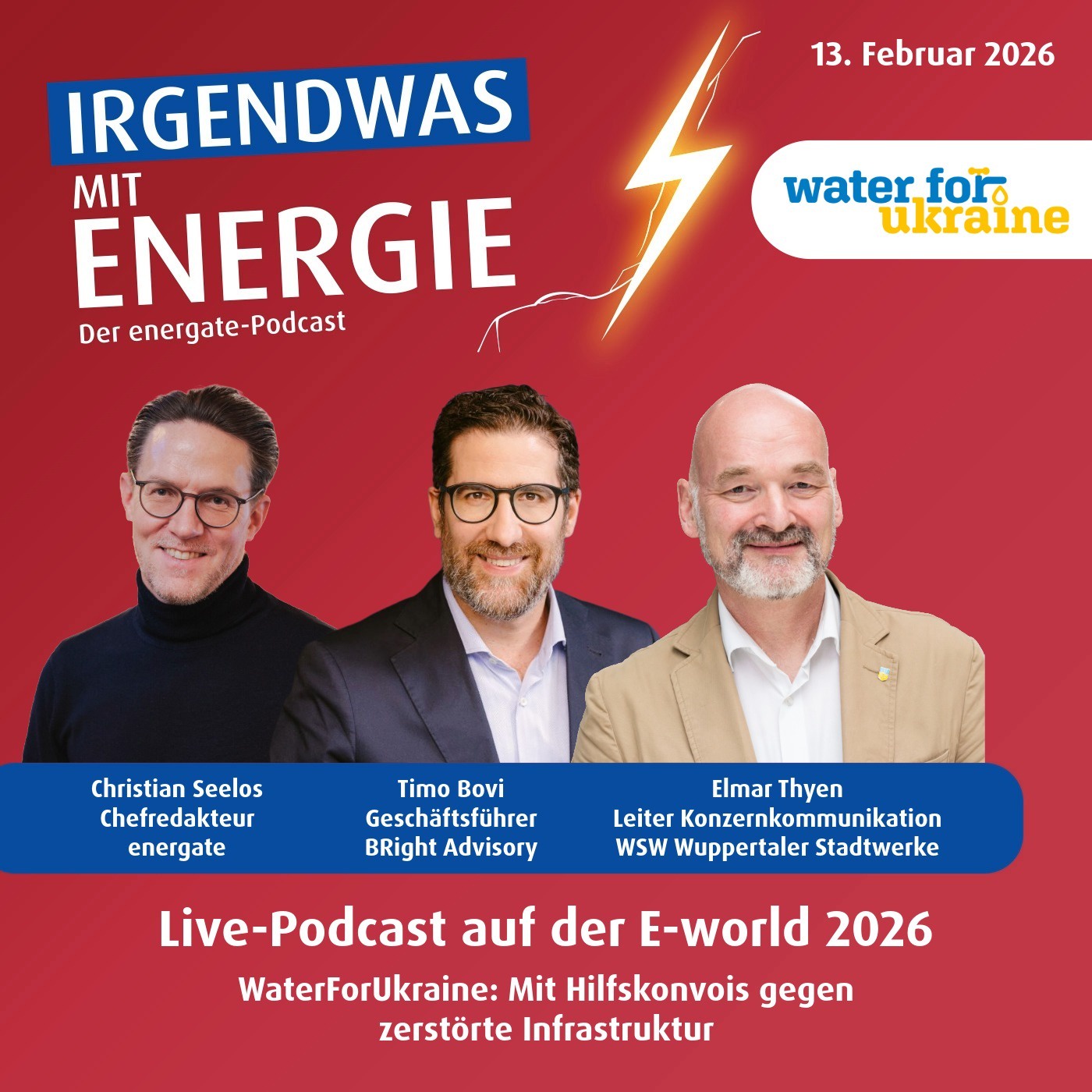 Sonderfolge Live von der E-world: Die Ukraine benötigt weiterhin Hilfe, lasst uns was tun!