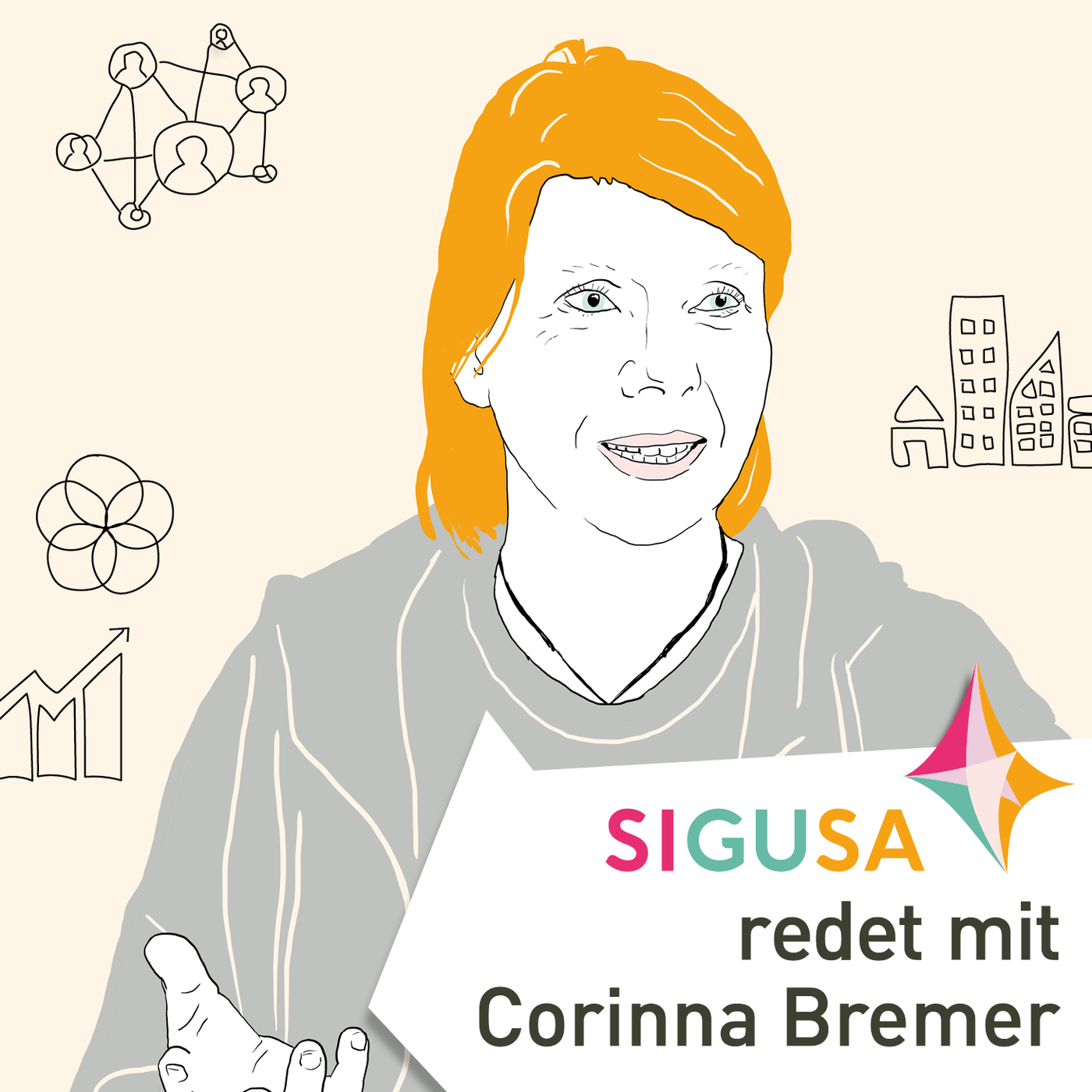SIGUSA redet mit Corinna Bremer