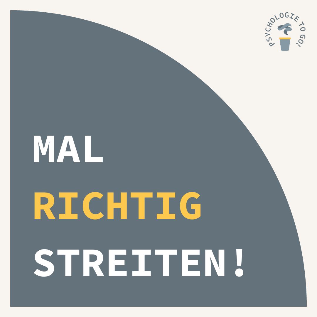 Mal richtig streiten!