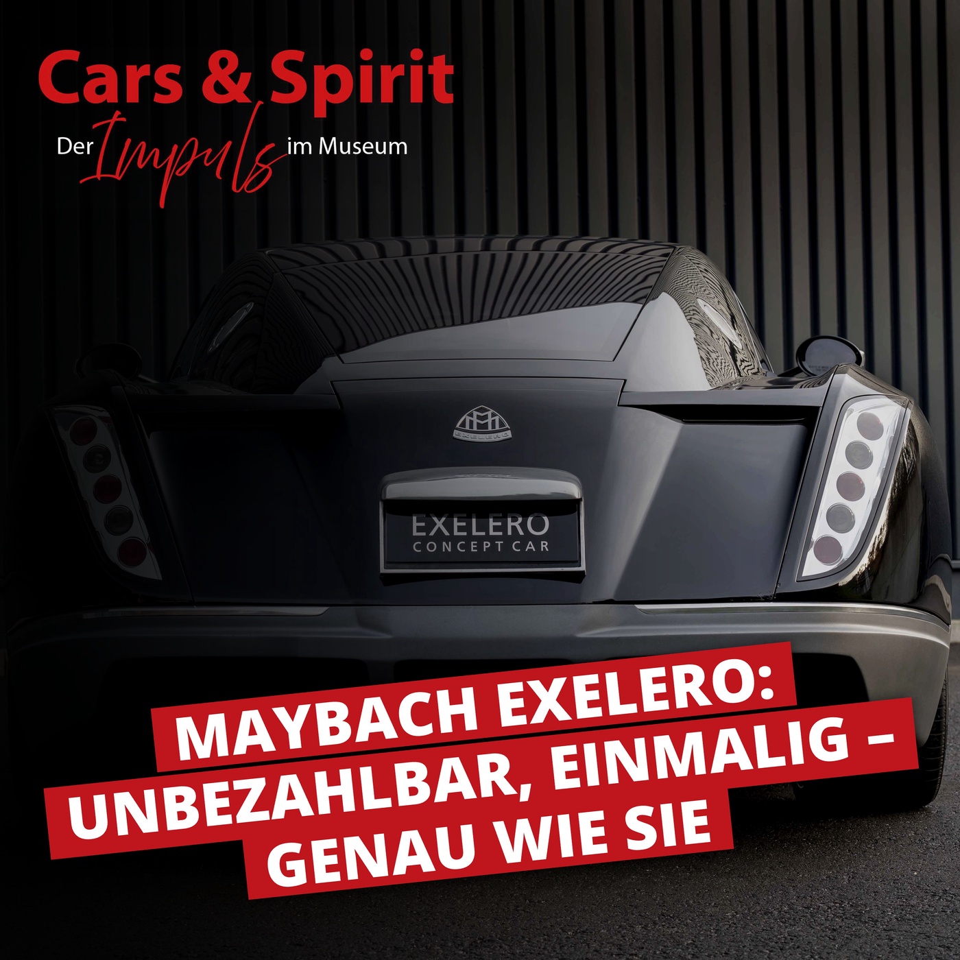 Maybach Exelero: Unbezahlbar, einmalig – genau wie Sie | Frank Ortmann