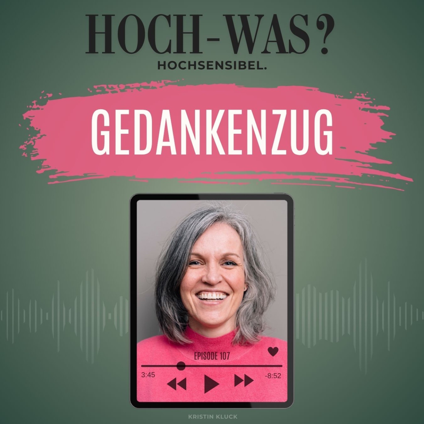 Gedankenzug im Kopf: Hochsensibilität, Grübeln und kleine Pausen.