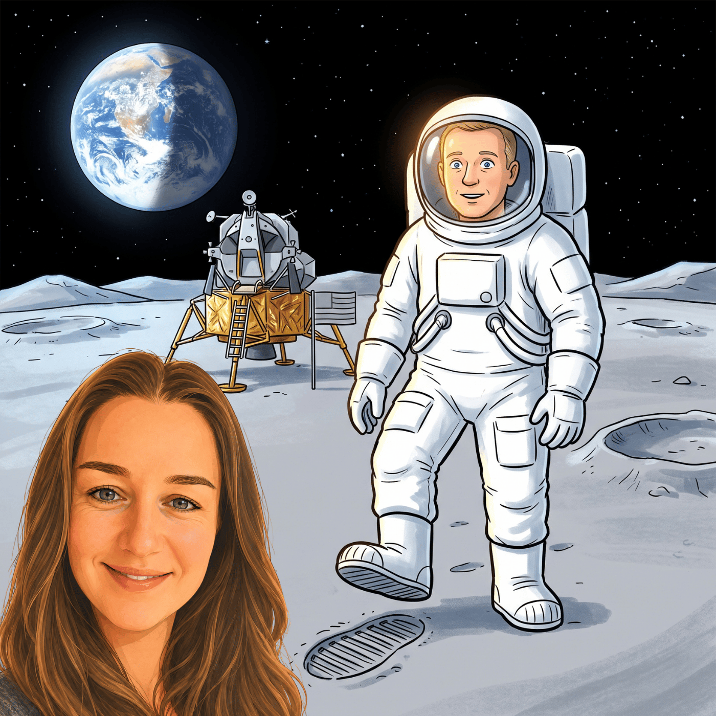 Neil Armstrong – Der erste Mensch auf dem Mond | Geschichte für Kinder