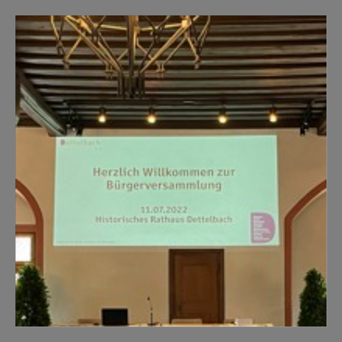 Zusammenfassung der Bürgerversammlung vom 11.07.2022