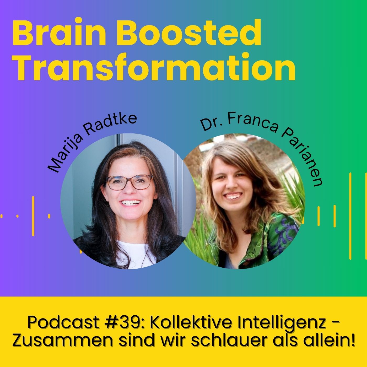 #39 - kollektive Intelligenz - zusammen sind wir schlauer als allein - Interview mit Dr. Franca Parianen