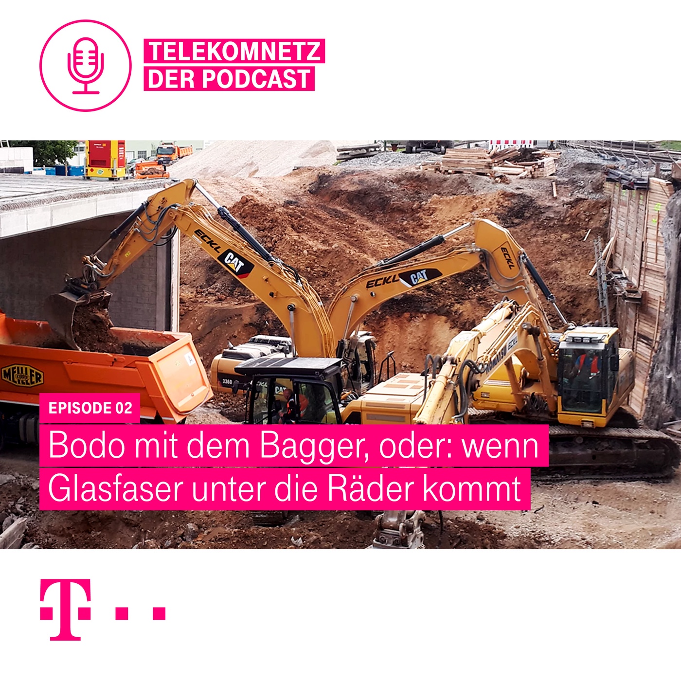 Folge 02 - Bodo mit dem Bagger, oder: wenn Glasfaser unter die Räder kommt