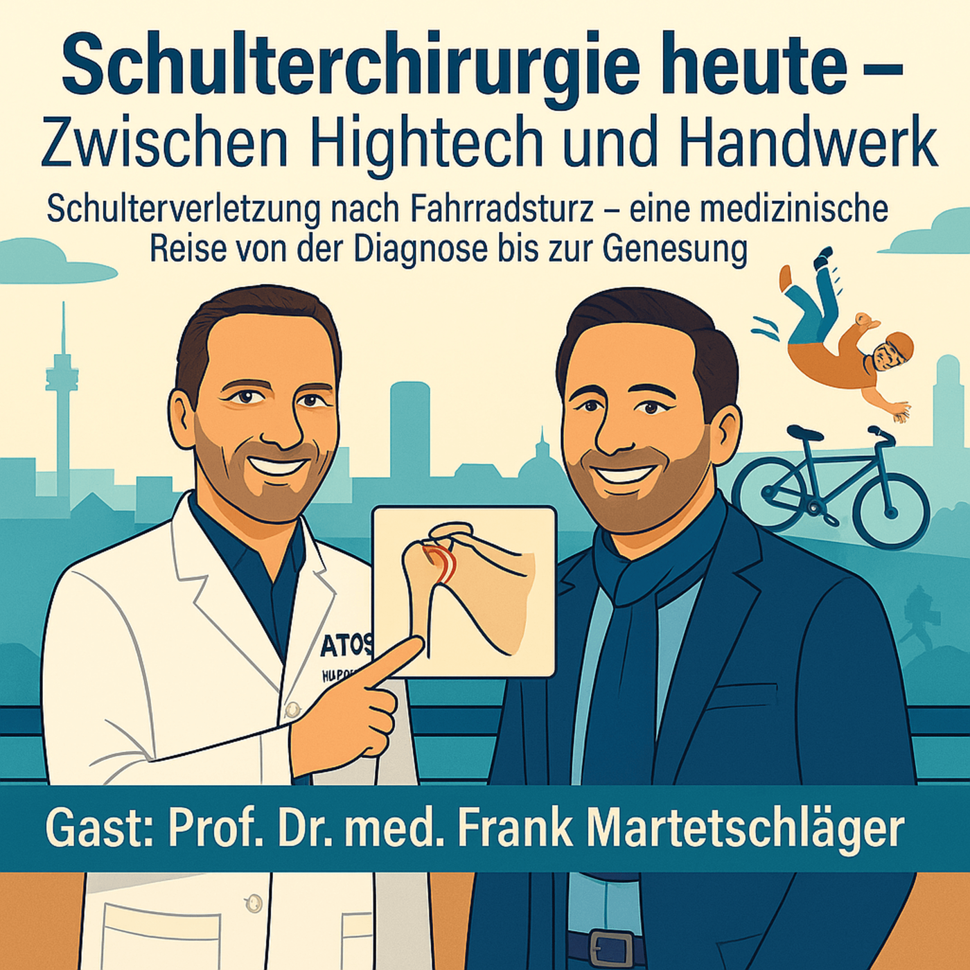 Schulterchirurgie heute – Zwischen Hightech und Handwerk unser Gast Prof. Dr. Frank Martitschläger