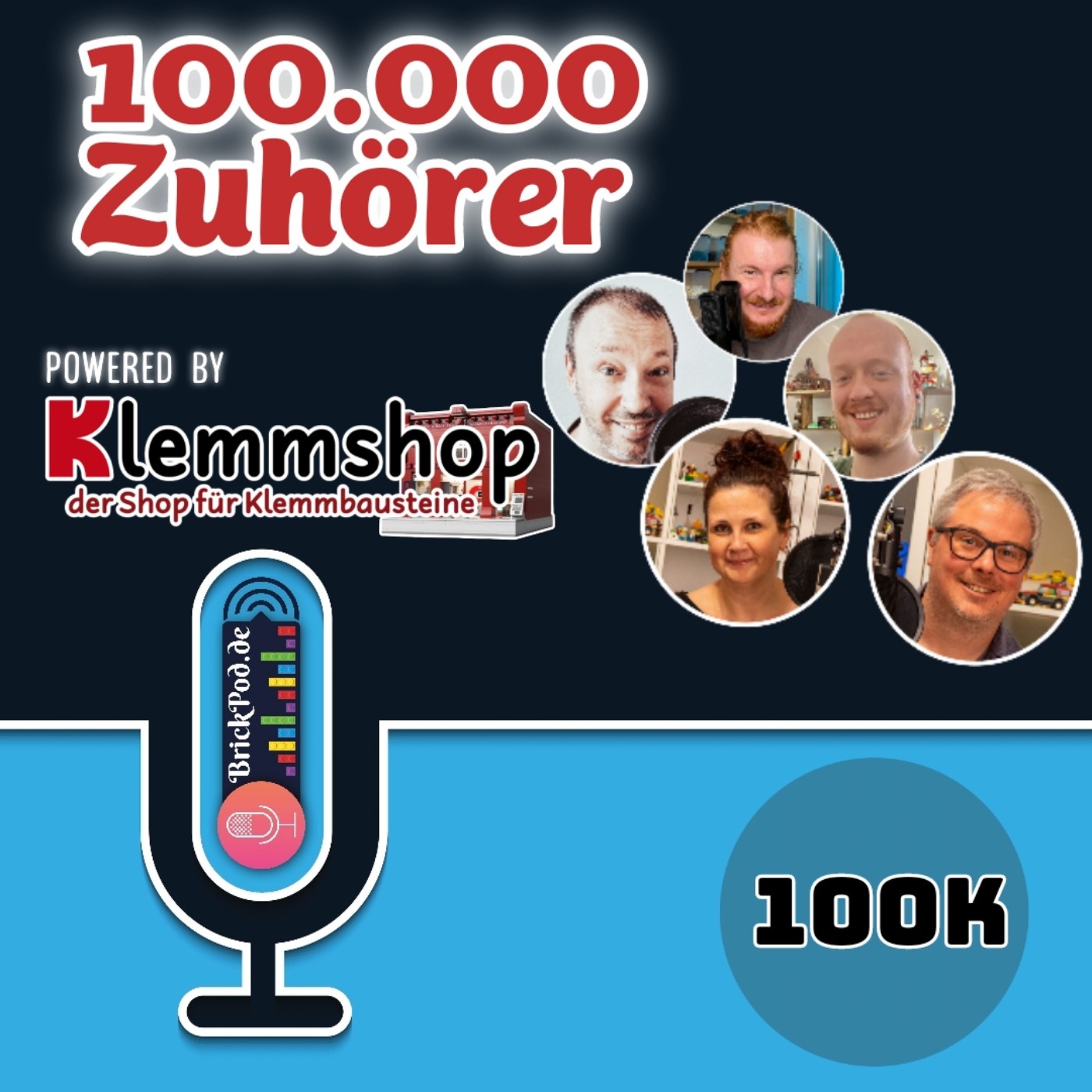 100.000 Zuhörer, Gewinnspiel, BrickPod MOC und Sommerpause