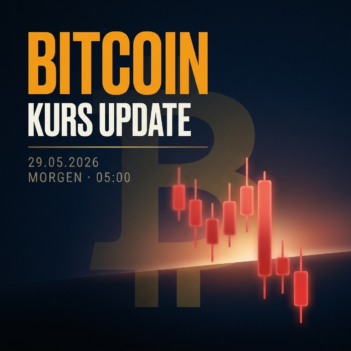 Bitcoin Kurs Morgen 29.05.2026: 62.812 € (-1.68 %)