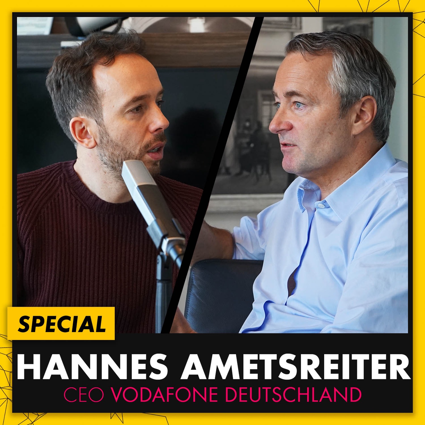 Sonderfolge mit Hannes Ametsreiter von Vodafone