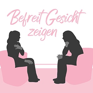 Befreit Gesicht zeigen