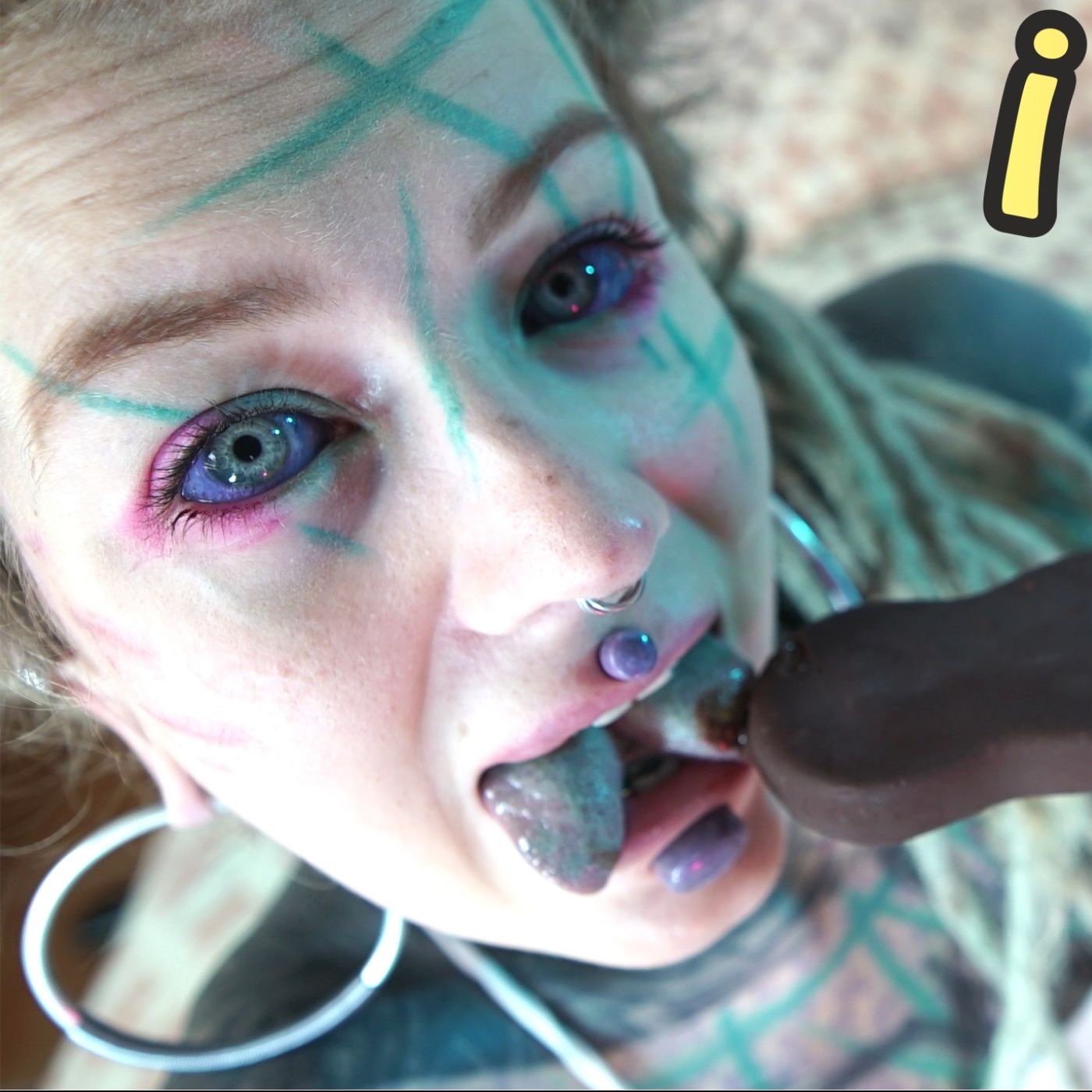 Anuskatzz + Miss Flora Ice cream licking ASMR - food sounds (mukbang)