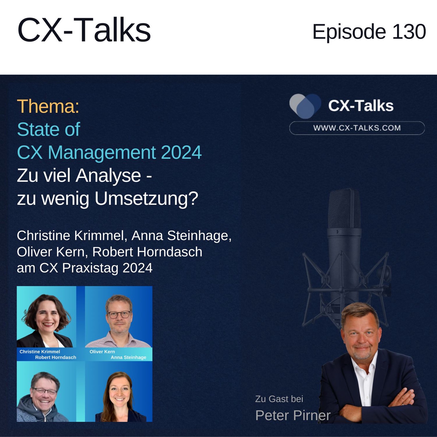#130 State of CX Management 2024. Zu viel Analyse - zu wenig 