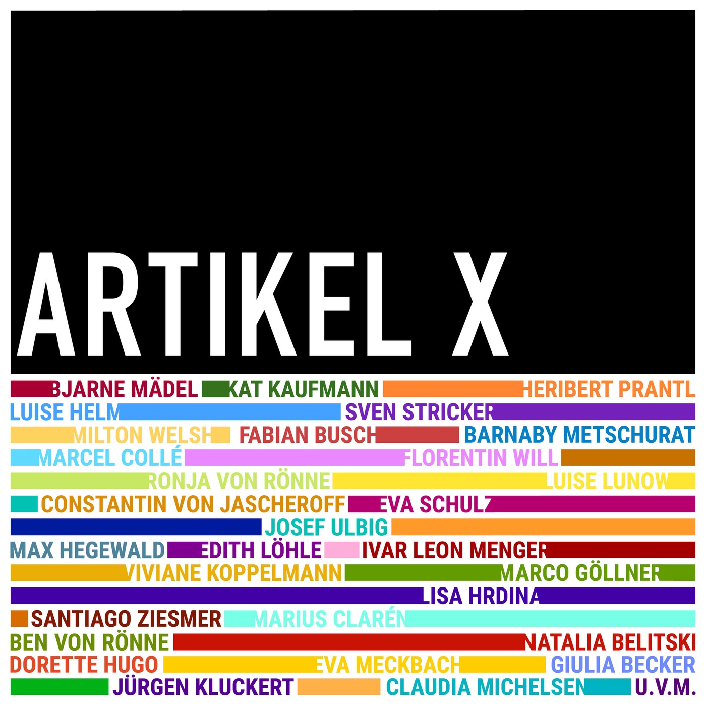 Artikel X #1 Artikel 1 – ohne ende