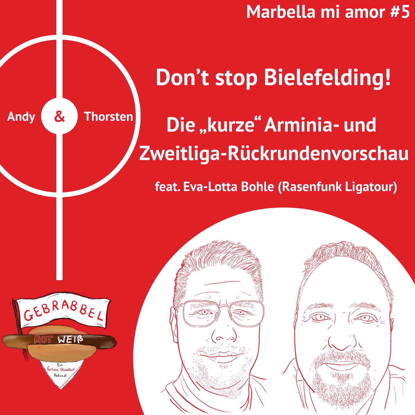 Marbella mi amor #5 – Don’t stop Bielefelding! – Die „kurze“ Arminia- und Zweitliga-Rückrundenvorschau feat. Eva-Lotta Bohle (Rasenfunk Ligatour)