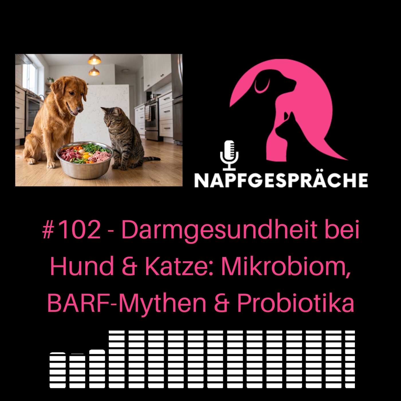 #102 - Darmgesundheit bei Hund & Katze: Mikrobiom, BARF-Mythen & Probiotika