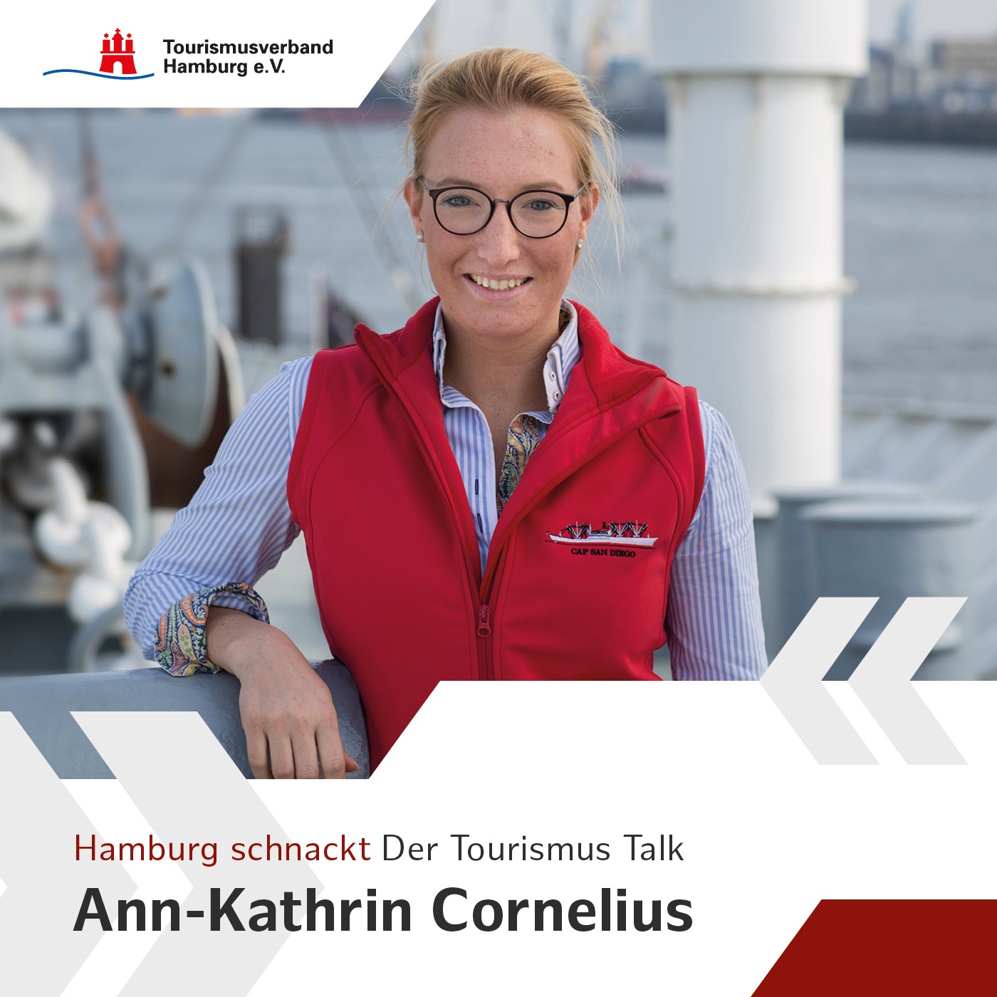 Hamburg schnackt - mit Ann-Kathrin Cornelius, Geschäftsführerin der Cap San Diego