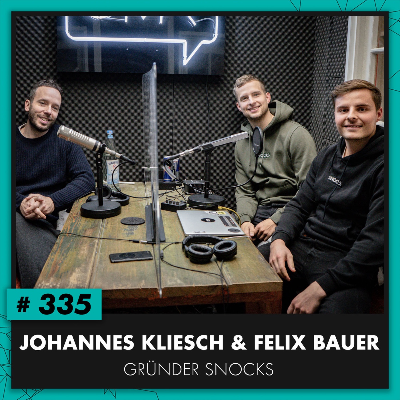 OMR #335 mit den Snocks-Gründer Johannes Kliesch und Felix Bauer +  Bernd von Geldern vom FC St. Pauli