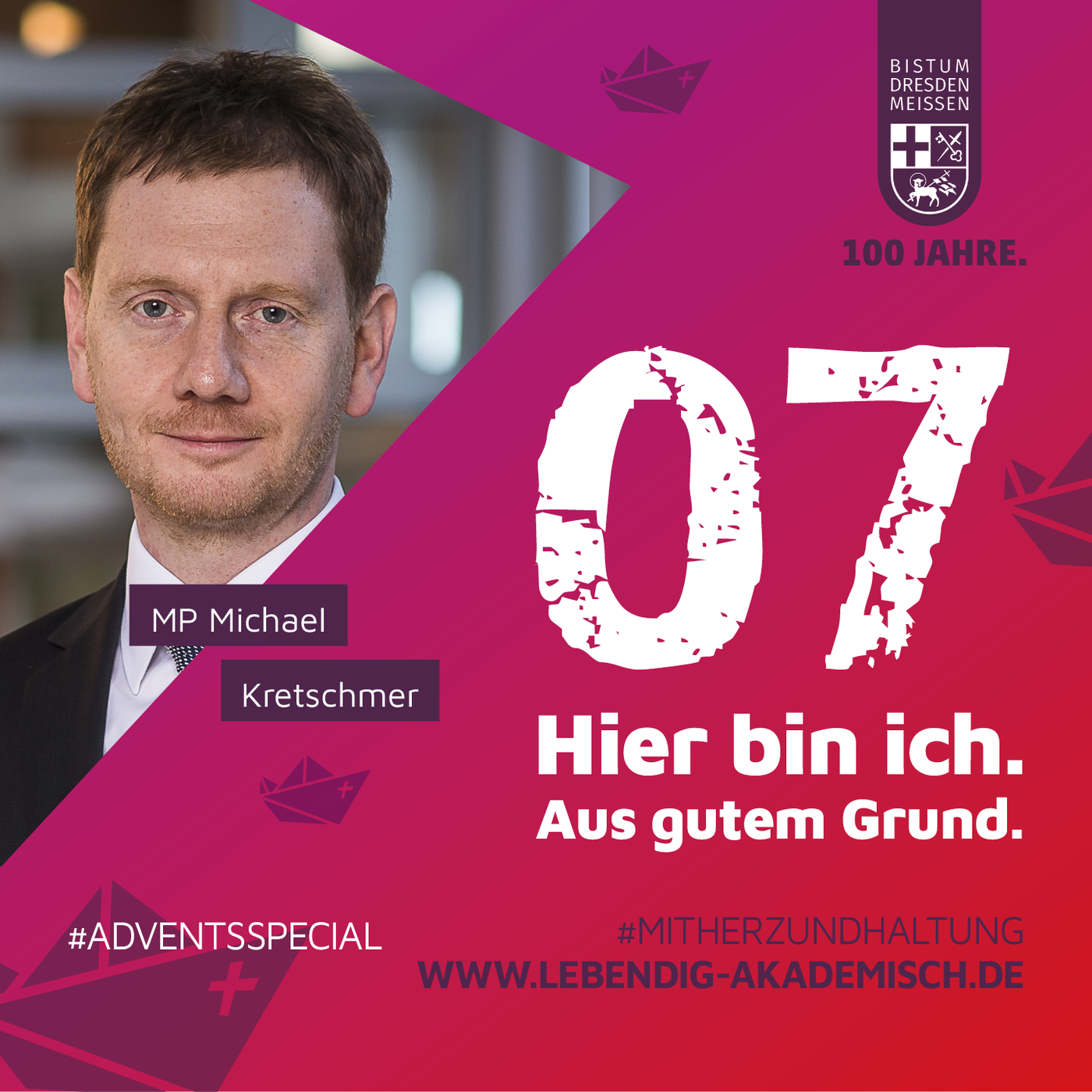 AdventsSpecial: Ministerpräsident Michael Kretschmer