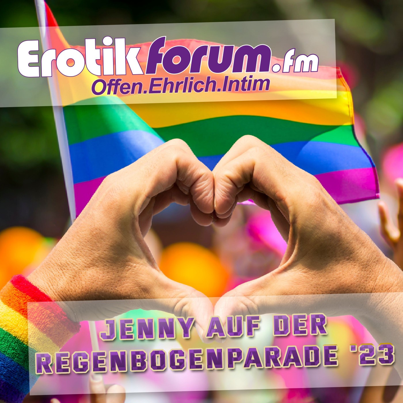 Jenny auf der Wiener Regenbogenparade 2023 / Bericht von der Vienna Pride