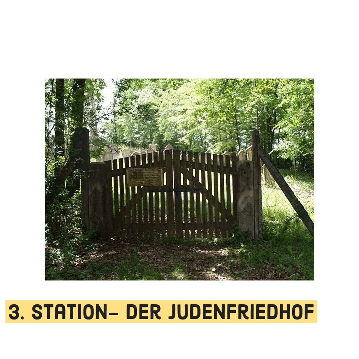 3. Station: Der Judenfriedhof