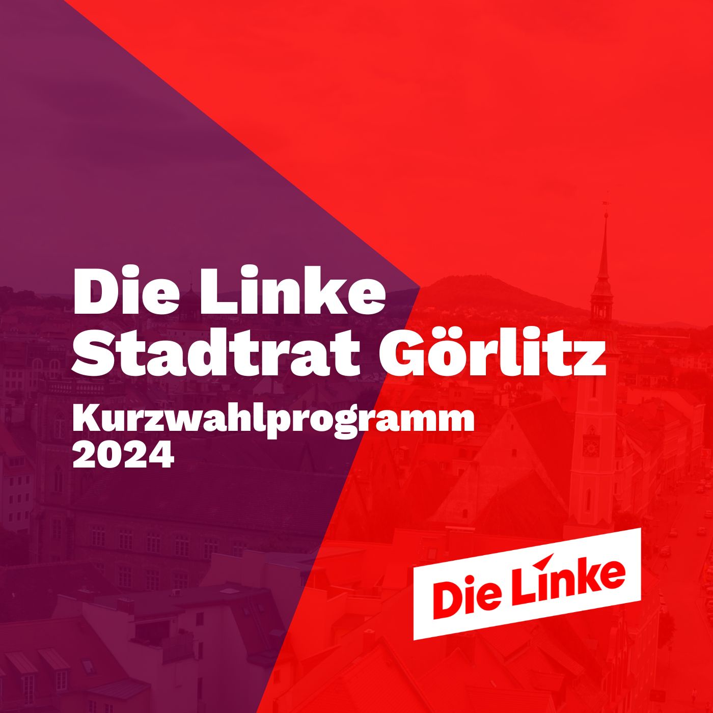 Die Linke Kurzwahlprogramm 2024 Stadtrat Görlitz