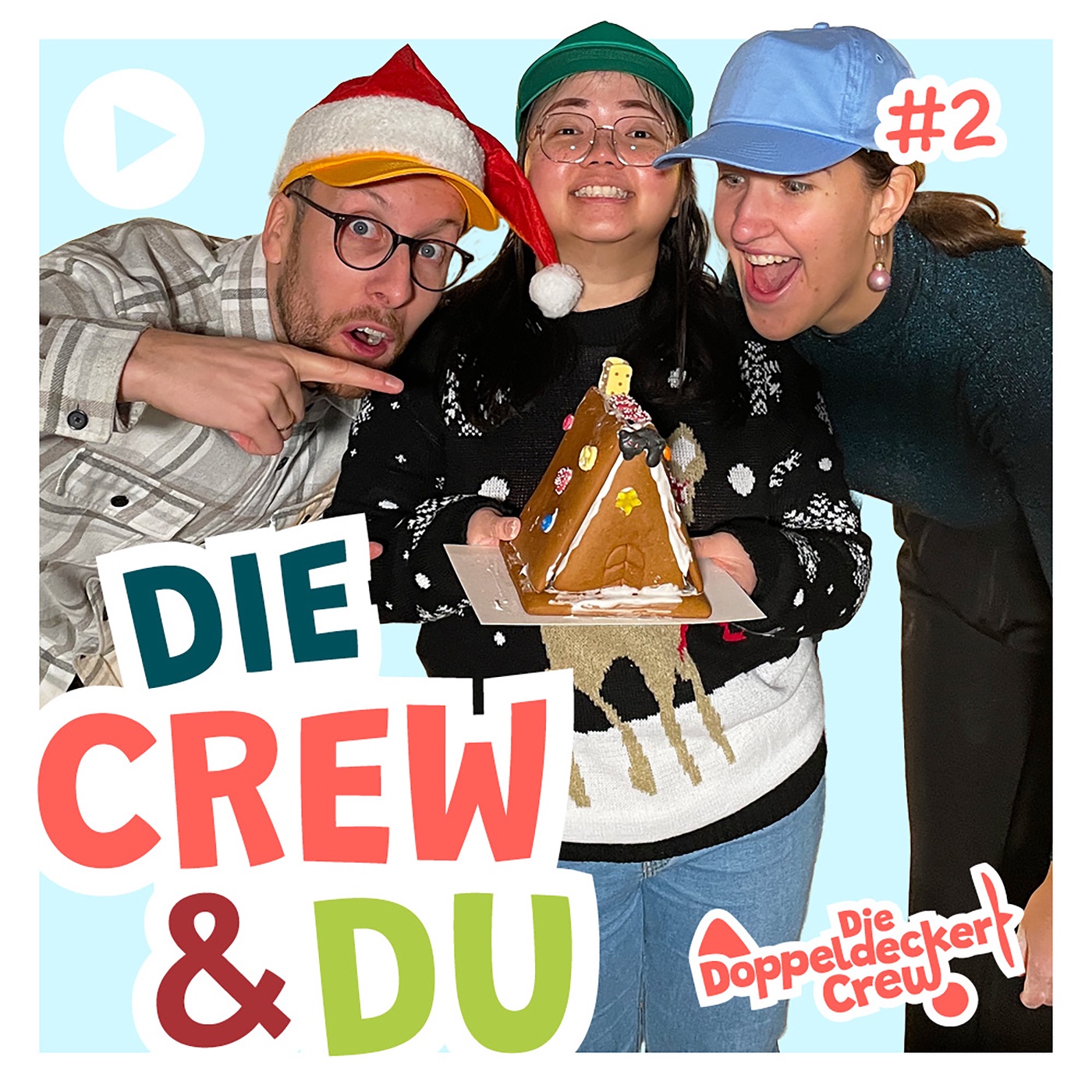 Welches Lebkuchenhaus gewinnt? | Crew&Du #2 | Die Doppeldecker Crew | Interaktives Video für Kinder