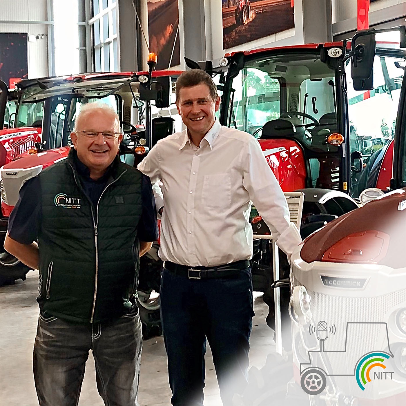 Dieter Dänzer trifft Günter Ordnung von der Argo Tractors GmbH