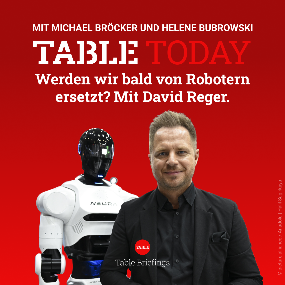 Werden wir bald von Robotern ersetzt? Mit David Reger.