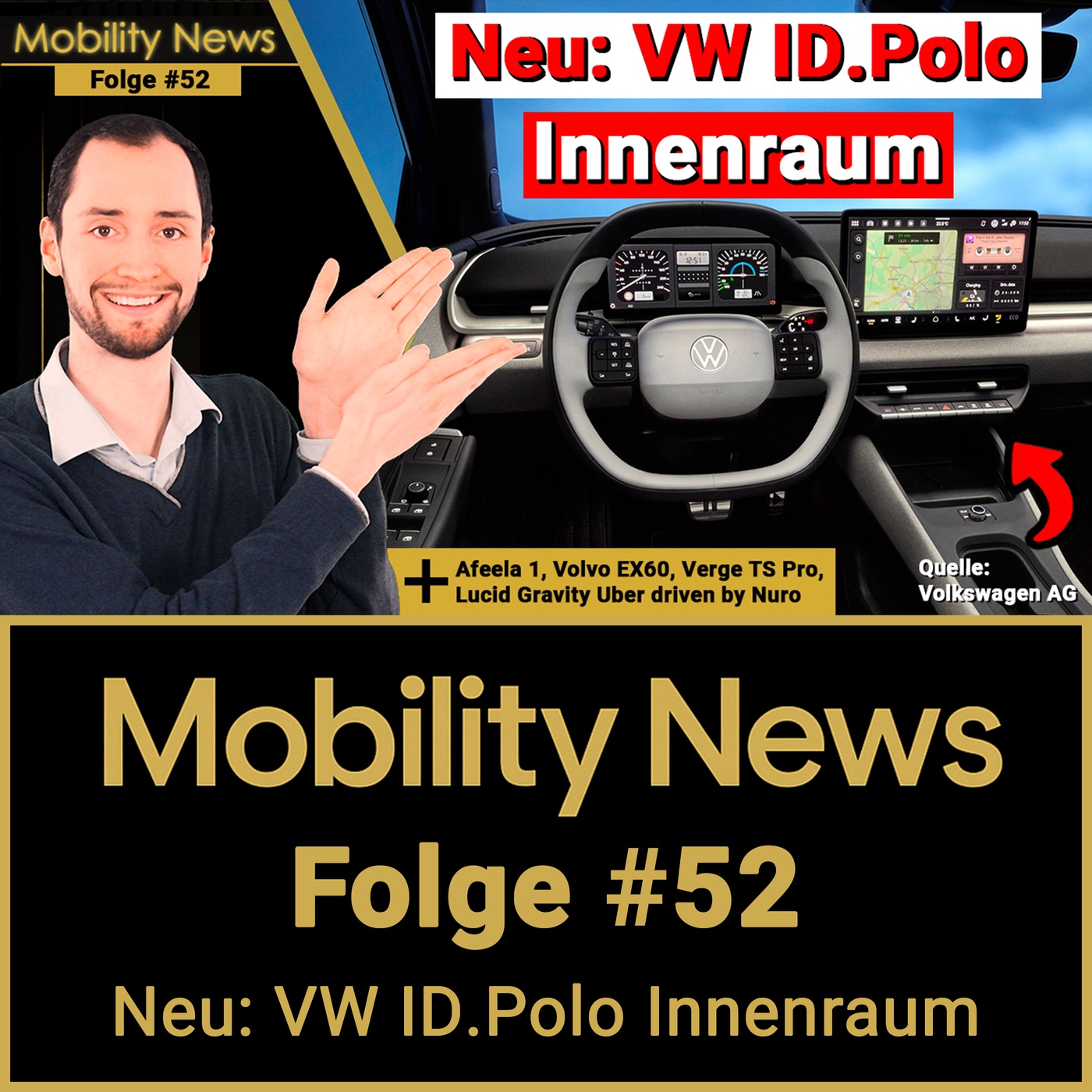 Mobility News: VW ID.Polo Innenraum: ENDLICH wieder echte Knöpfe - So groß ist der Kurswechsel!