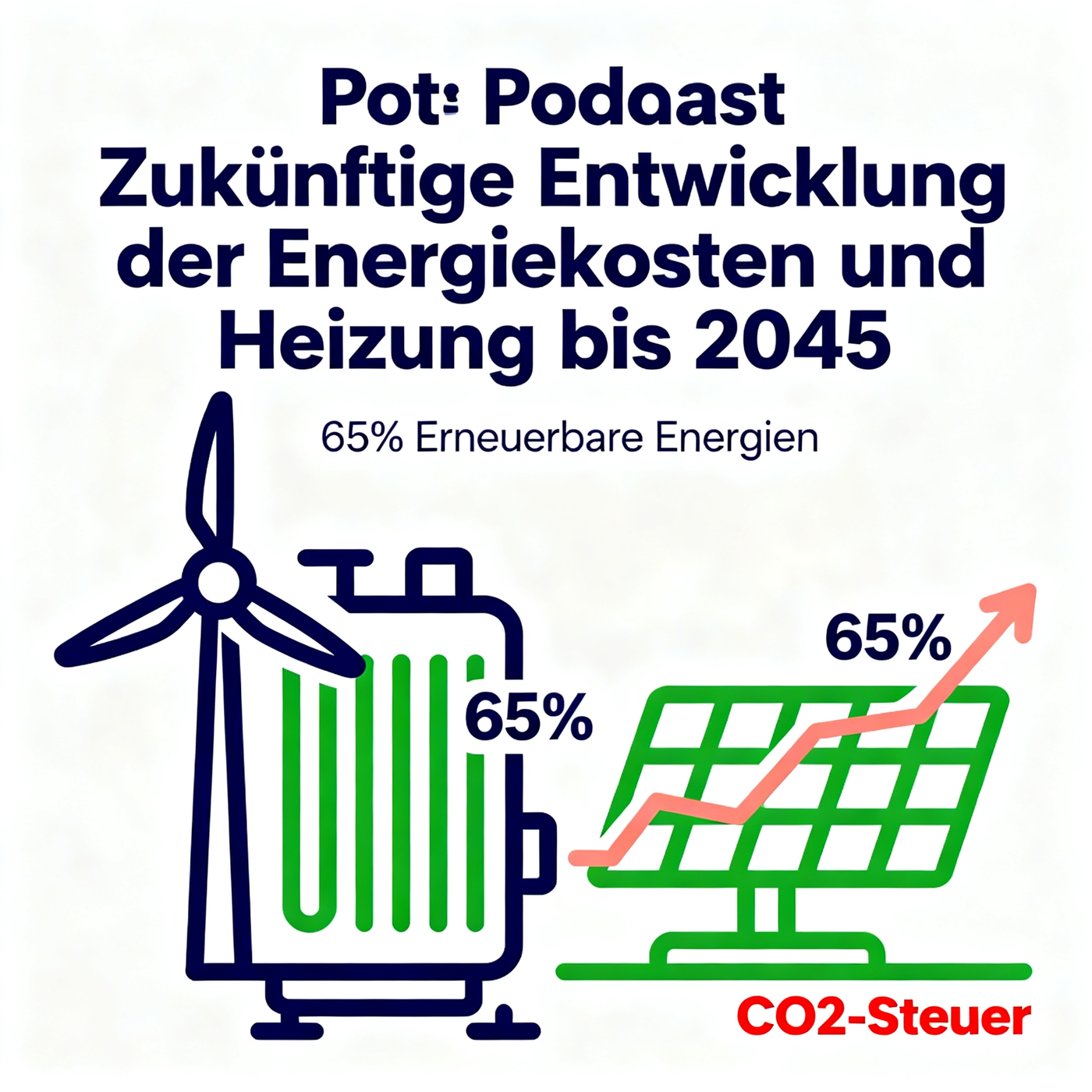 Zukünftige Entwicklung der Energiekosten und Heizung bis 2045