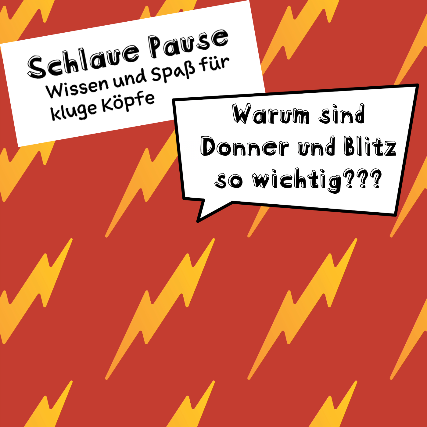 Warum sind Blitz und Donner wichtig?