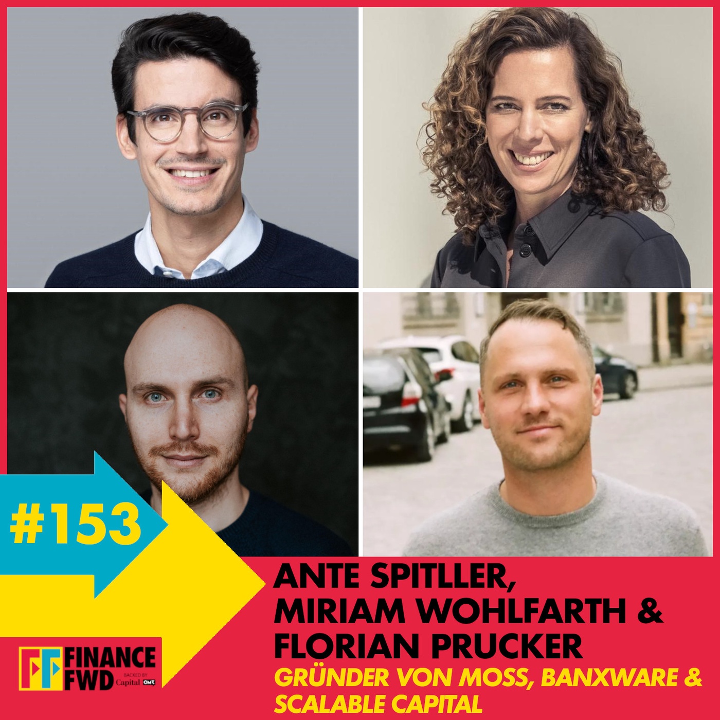 FinanceFWD #153 mit den Gründern von Moss, Banxware und Scalable Capital